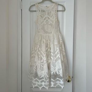 Maeve pineapple lace dress
